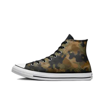 Converse Chuck Taylor All Star Anti-Slip Wear-Resistant High-Top Canvas Shoes Unisex Desert Camouflage