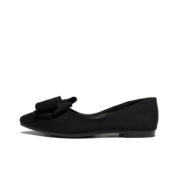 TASMAN AUS Women's Casual Shoes Women's Low Top Black/Ecru/Light Purple