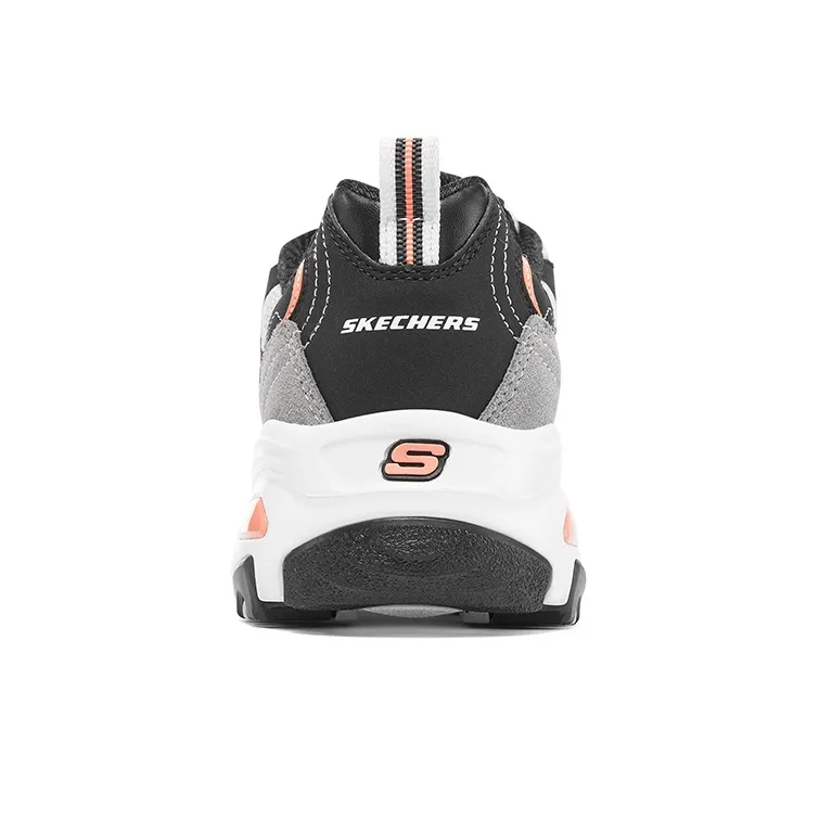 Skechers D'Lites 1.0 'Black White Gray' Women's-4