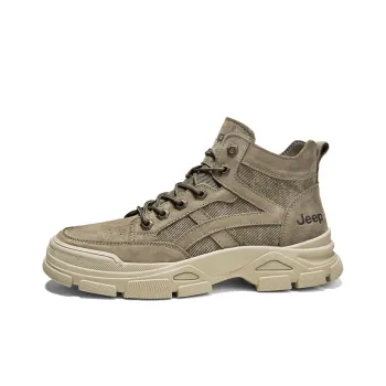 Jeep Outdoor Boots Men Dark Khaki
