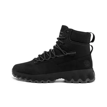 Timberland Greenstride Edge Waterproof Wide Fit Boots 'Black Nubuck'