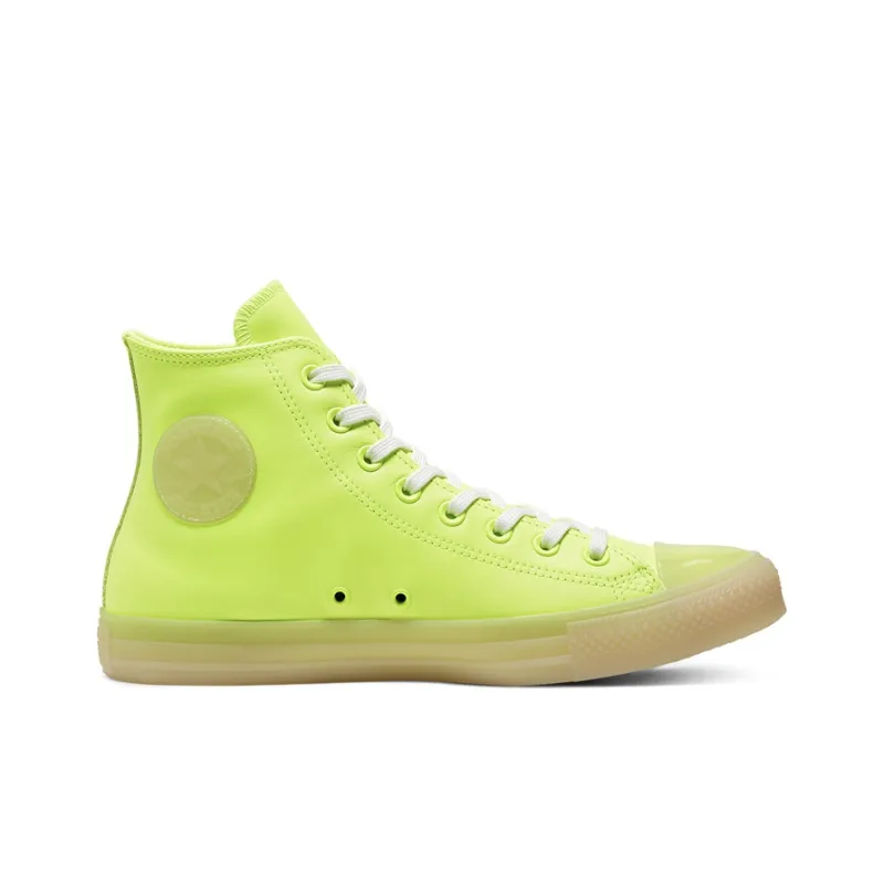 Converse Neon Leather Chuck Taylor All Star High Top 'Neon Yellow'-1