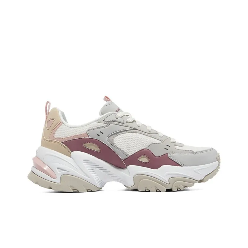 Skechers Stamina V2 'Light Gray White Red' Women's-1