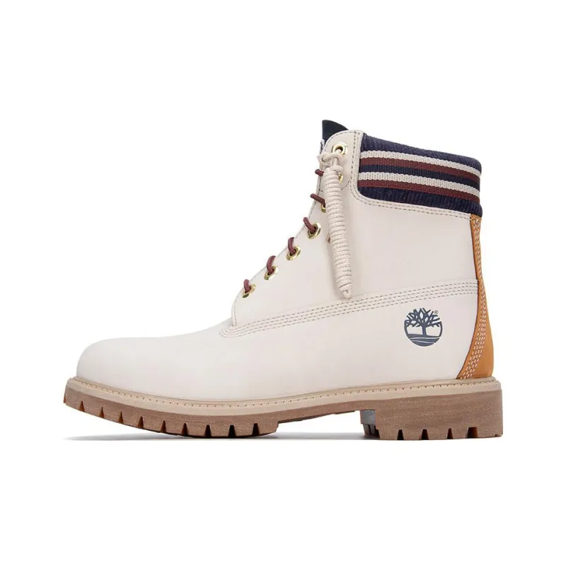 Timberland 6 Inch Waterproof Boot 'White Orange'-0