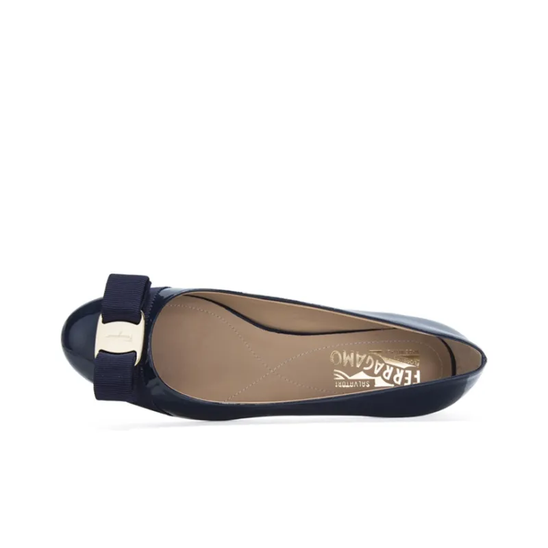 FERRAGAMO Varina Women's Casual Shoes Women's Dark Blue-4