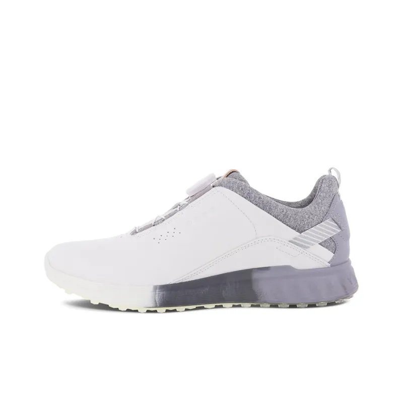 Ecco S Three Boa Low Top Golf Shoes Women's White-0