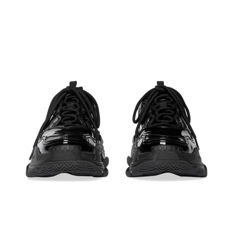Balenciaga Triple S Black Patent-4