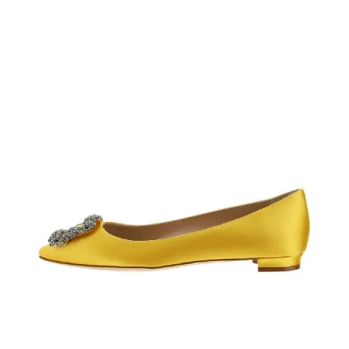 MANOLO BLAHNIK Women's Casual Shoes Women's Yellow