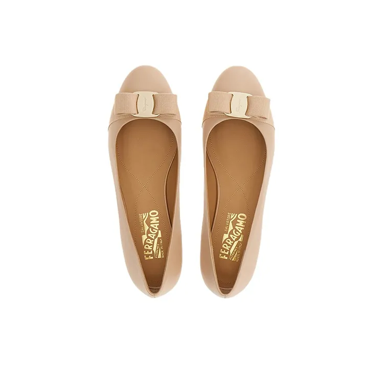 FERRAGAMO Varina Flat Shoes Women's Pink-2