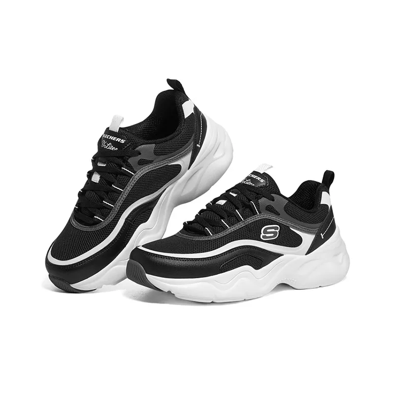 Skechers D'Lites Airy 3.0 'Black White' Women's-2