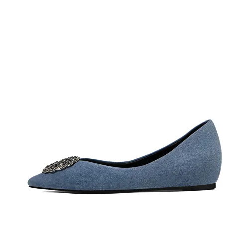 CAMEIDO Women's Casual Shoes Women's Blue