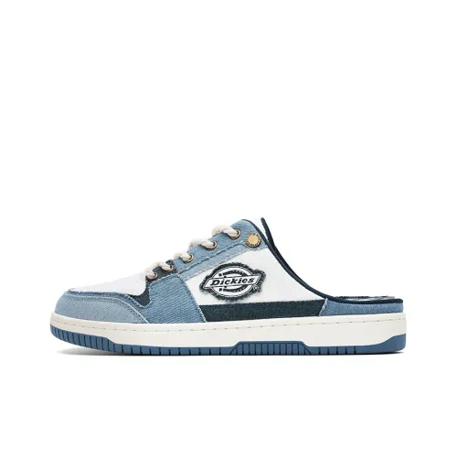 Dickies Canvas Shoes Men Low-Top Light Blue/White