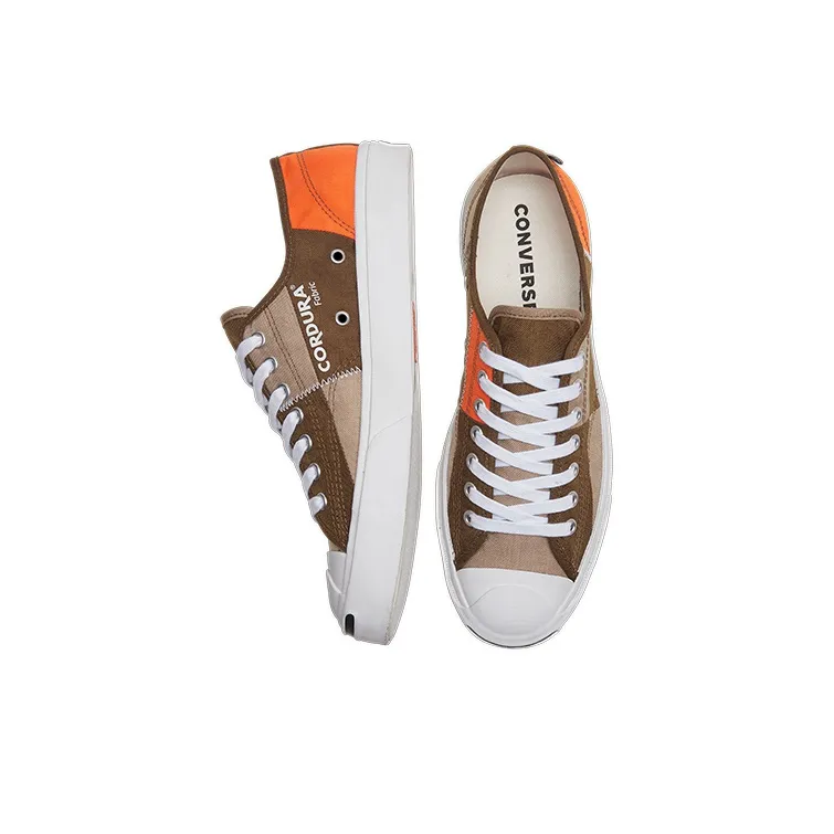 Converse Jack Purcell Low Mix N Match Brown Orange-3
