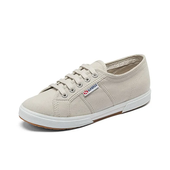 SUPERGA Abrasion Resistant Slip Resistant Low Top Canvas Shoes Unisex Gray-2