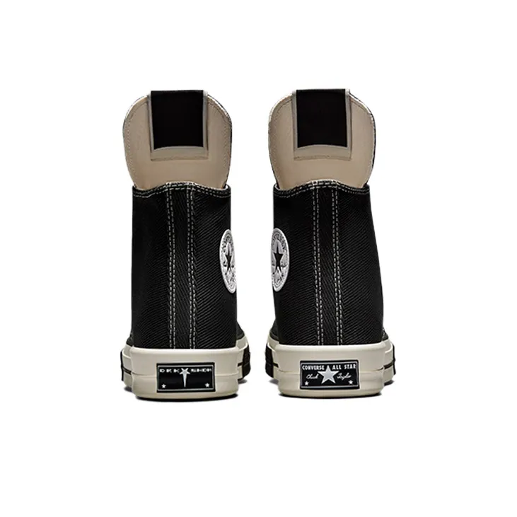 Converse Drkstar Hi Rick Owens Drkshdw Black Egret-4