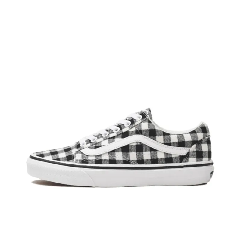 Vans Old Skool Gingham 'Black White' Women's-0