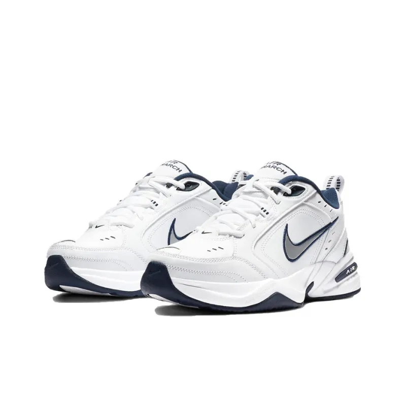 Nike Air Monarch Iv White Navy-2