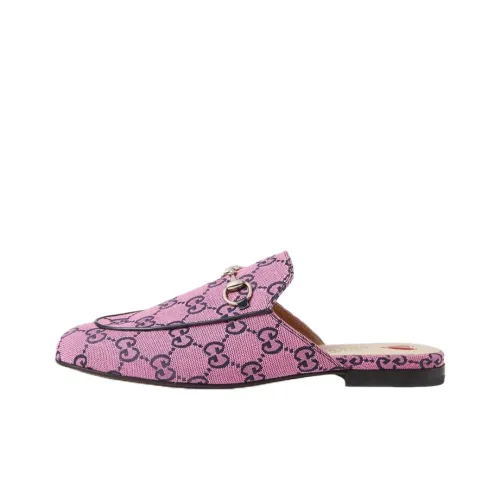 GUCCI 2015 Re-Edition Princetown Mules Women's Pink
