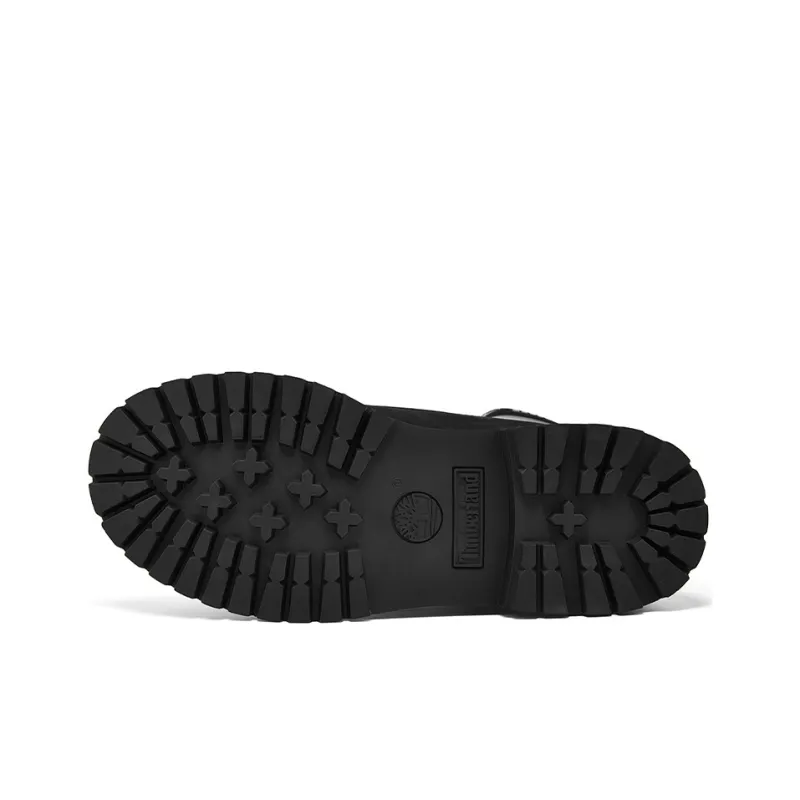 Timberland 6 Inch Premium Waterproof Boots 'Black Nubuck Logo' Women's-5