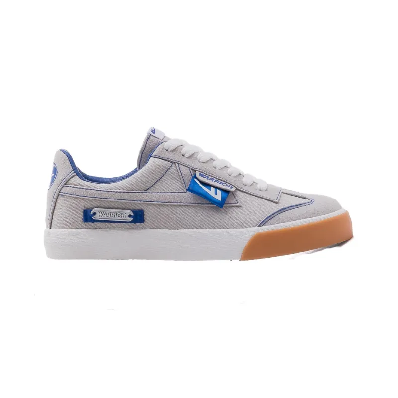 Warrior Ulzzang Canvas Shoes Unisex Gray Blue-1