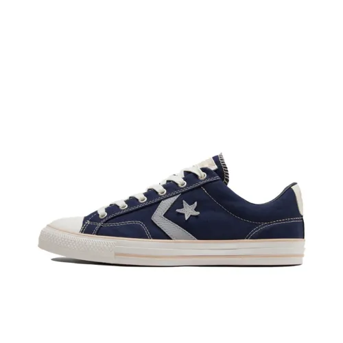 Converse Star Player 76 Canvas Shoes Unisex Low-Top Navy Blue