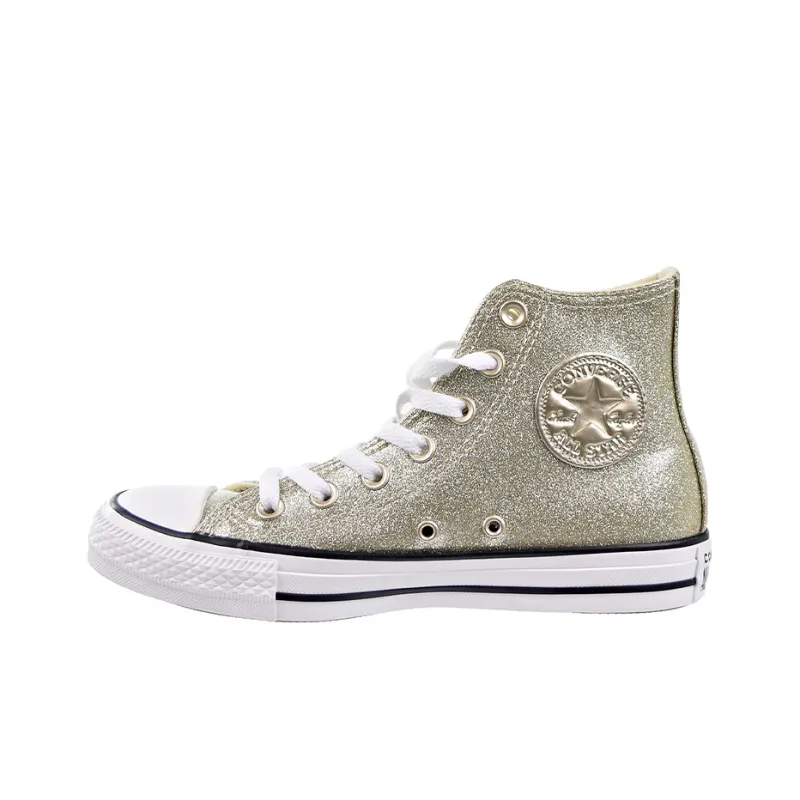 Converse Women's Chuck Taylor All Star High 'Light Gold Glitters' Women's-0