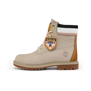 Timberland Premium 6 Inch Heritage Cupsole Boots 'Light Taupe Nubuck' Women's