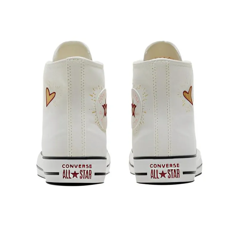 Converse Women's Chuck Taylor All Star High 'Valentine's Day 2023 Vintage White' Women's-3