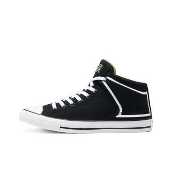Converse Chuck Taylor All Star Anti-Slip And Wear-Resistant Lightweight Mid-Top Canvas Shoes Unisex Black White Green