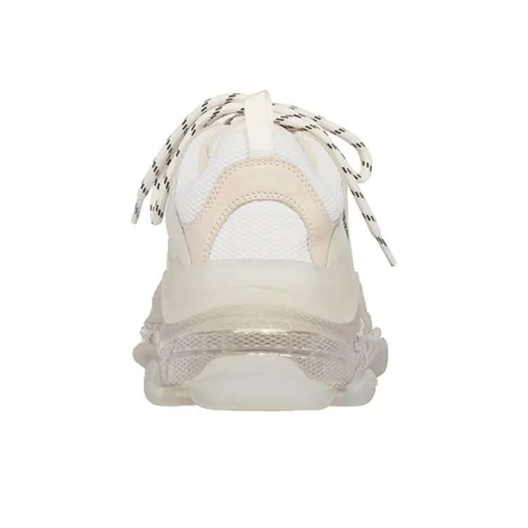 Balenciaga Triple S White Clear Sole Women's-4