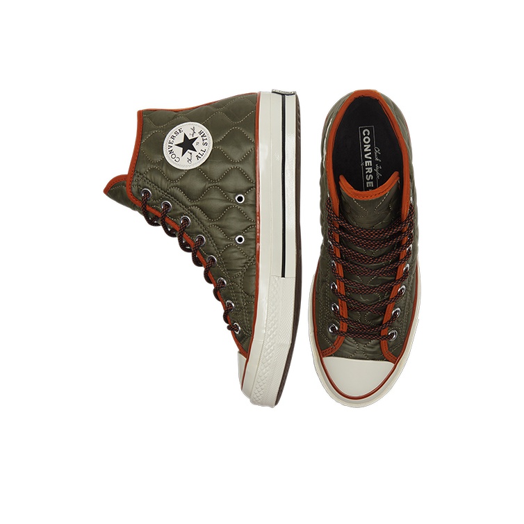 Converse Chuck Taylor All Star 70 Hi Quilted Green Brown