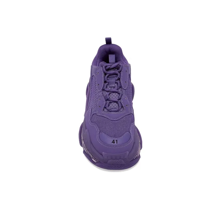 Balenciaga Triple S Clear Sole Deep Purple-3