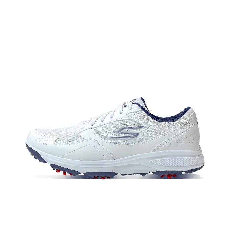 Skechers Go Golf Torque Anti Slip Wear Resistant Low Top Golf Shoes Men's White-0