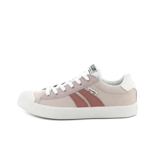 Palladium Pallaphoeni Flame C Anti-Slip And Wear-Resistant Breathable Low-Top Canvas Shoes Unisex Light Pink