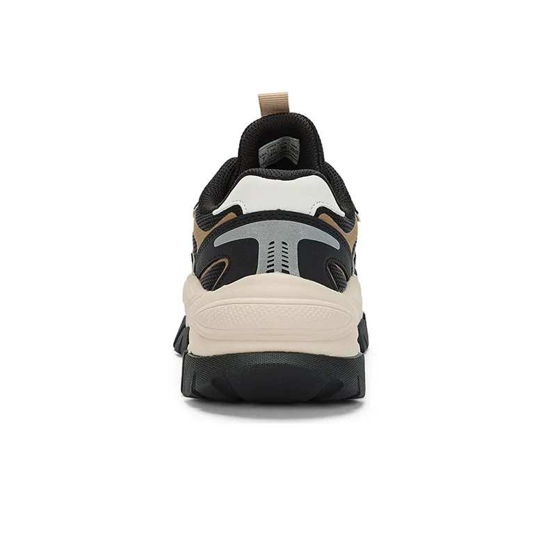 Kappa Low Top Chunky Sneakers Unisex Black Beige-6