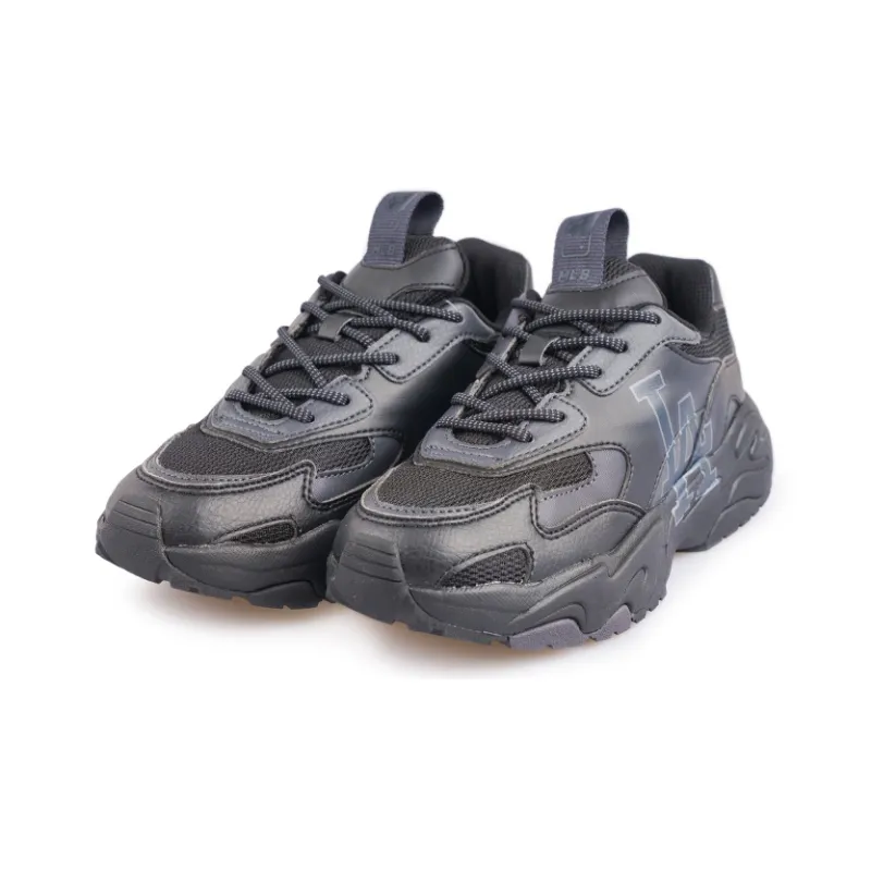 MLB Big Ball Chunky Chunky Sneakers Unisex Low Top Black-2