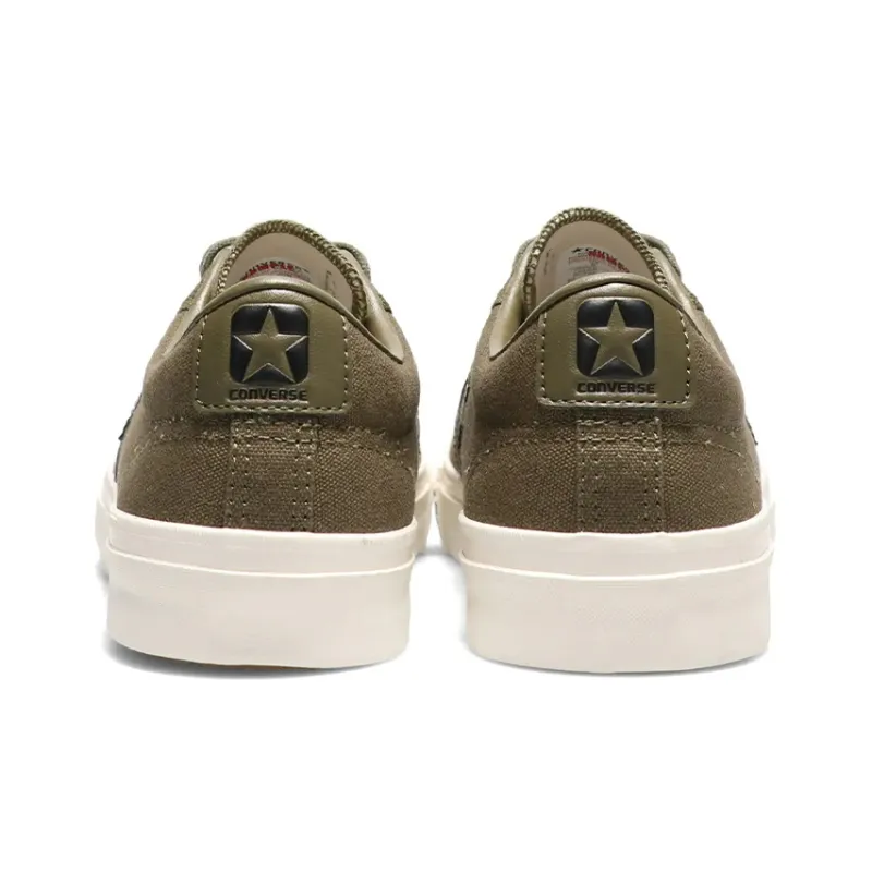 Converse Breakstar Sk Cv Ox Olive Anti-Slip Wear-Resistant Low-Top Canvas Shoes Unisex Green White Japan Version-4