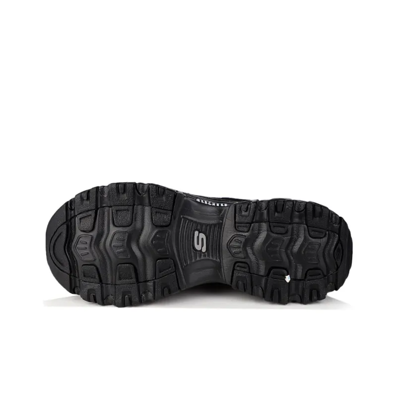 Skechers D'Lites Low Top Running Shoes Black-4