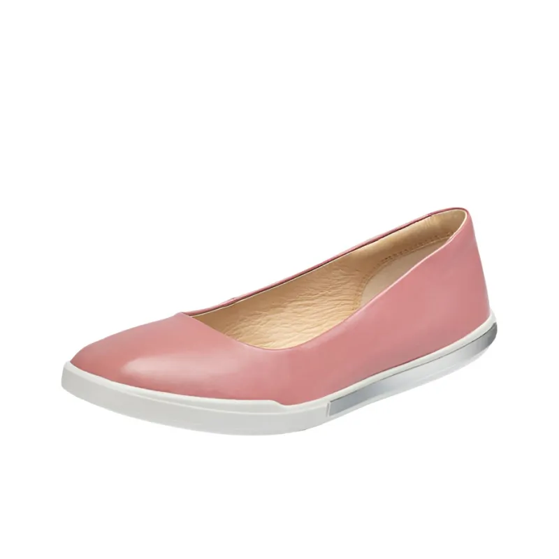 Ecco Minimalist Style I Flat Shoes Women's Damascus Pink-1