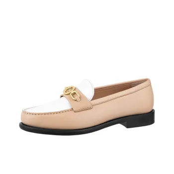 LOUIS VUITTON Chess Casual Single Shoes Women's Beige