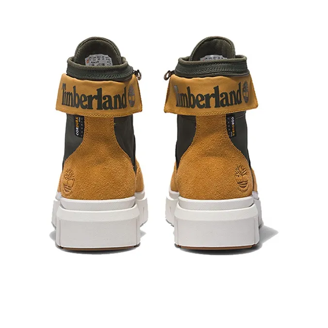 Timberland Greyfield 6 Inch Waterproof Fold Down Boots 'Wheat Suede'-3