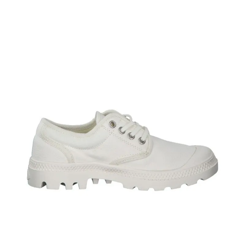 Palladium Pampa Ox Originale Anti-Slip And Wear-Resistant Breathable Low-Top Canvas Shoes Unisex White-1