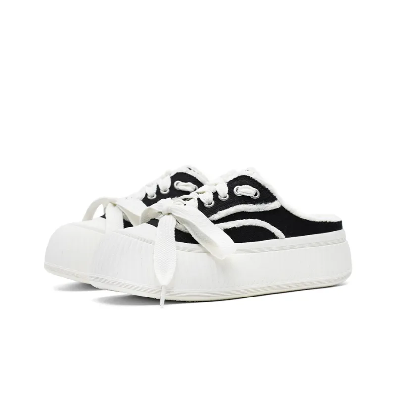 Dickies Slip Resistant, Abrasion Resistant, Breathable Low Top Canvas Shoes Women's Black-4