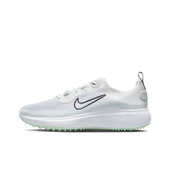 Nike Ace Summerlite Cushioned Anti Slip Wear Resistant Breathable Lightweight Low Top Golf Shoes Women's White Green