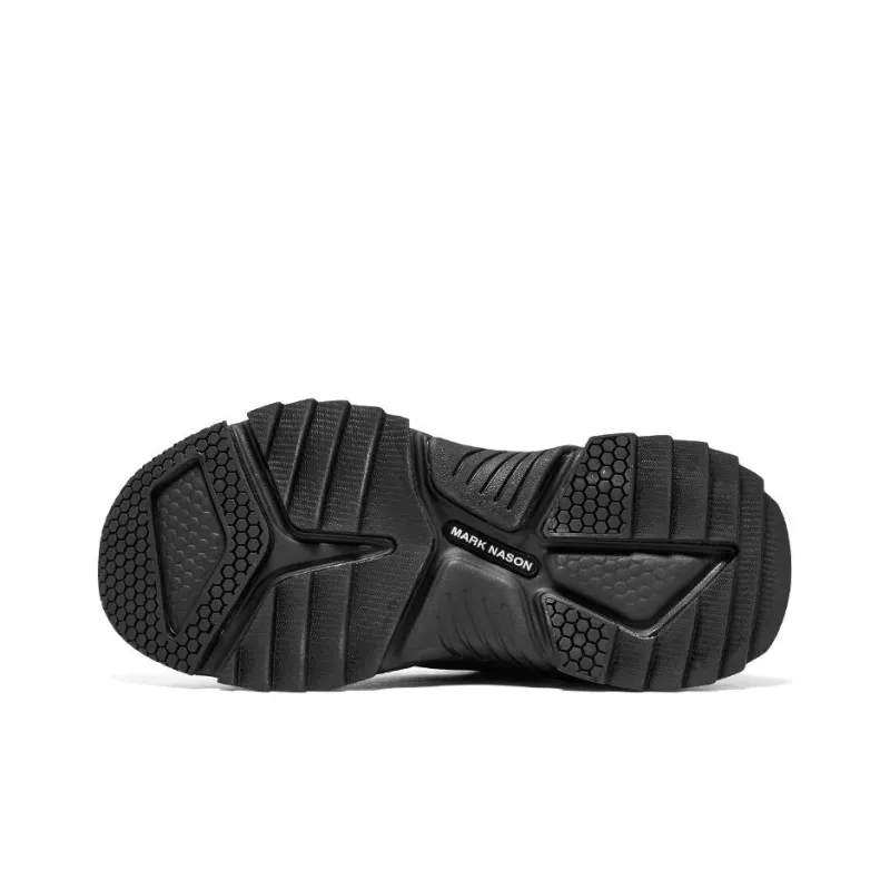 Skechers Cushioning Anti Slip And Wear Resistant Low Top Chunky Sneakers Women's Black-5