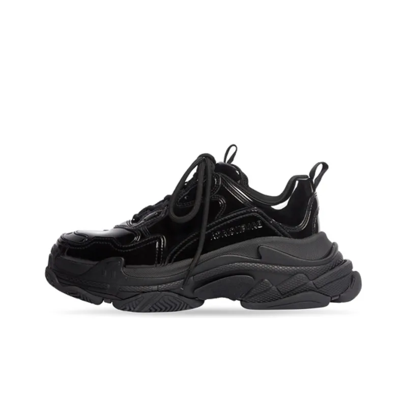 Balenciaga Triple S Black Patent-0