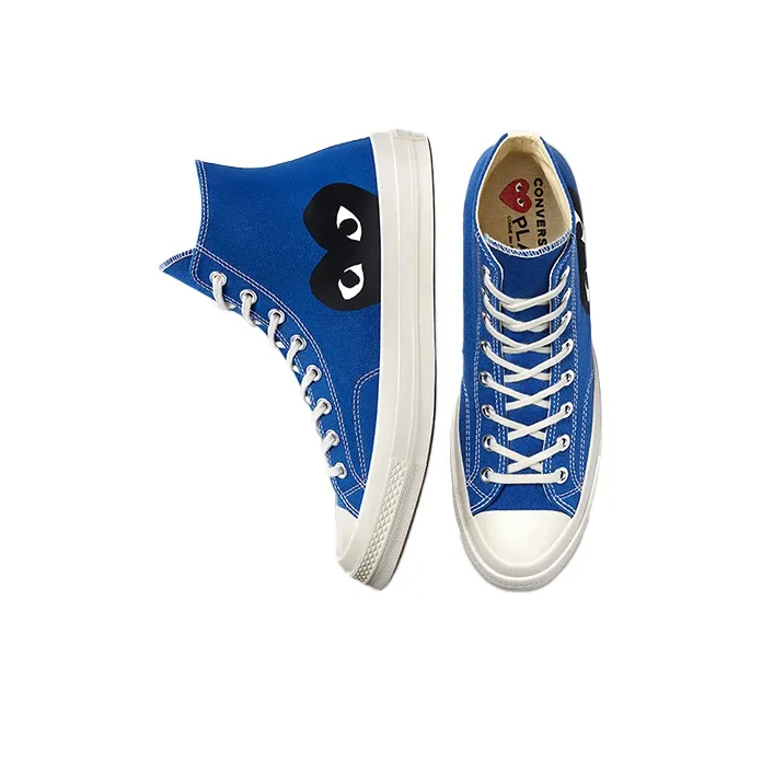 Chuck 70 Comme Des Garçons Play X Converse High 'Blue Quartz'-3