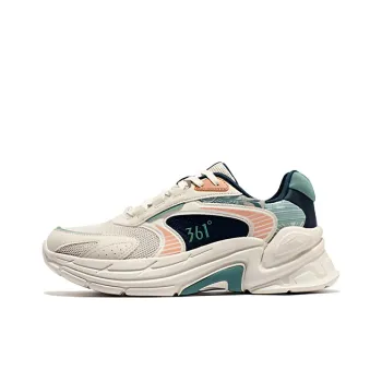 361° Chunky Sneakers Men Low Top Oat Milk/Oil Ink Blue