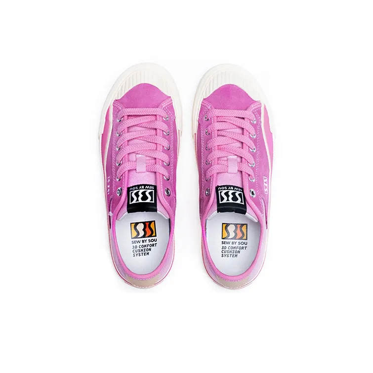 SEW BY SOU Canvas Shoes Unisex Pink-3