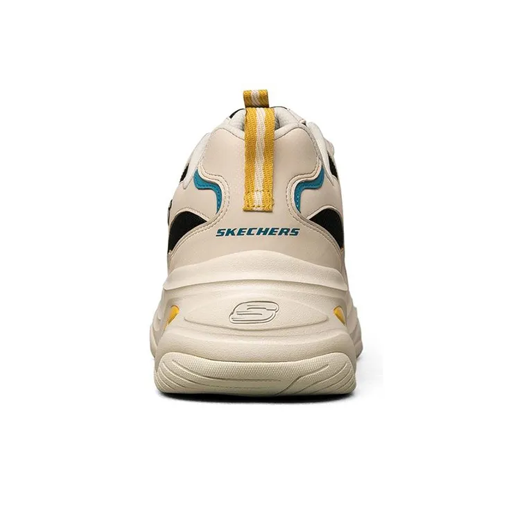 Skechers D'LITES 4.0 Cushioning Anti-Slip Wear-Resistant Breathability Low-Top Chunky Sneakers Men's Natural-3